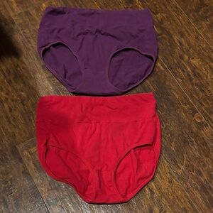 Amazon Purple and Red Women's Briefs